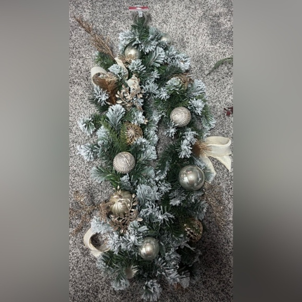 Ashland Frosted Green and Silver Holiday Garland